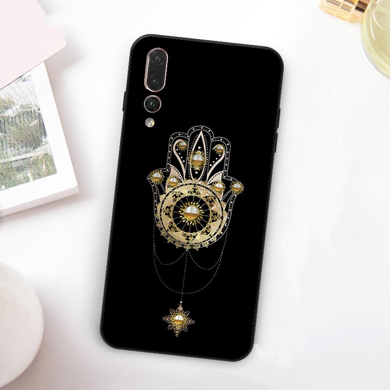 Hamsa Hand Of Fatima For Huawei Nova 11 10 9 SE Y70 Y60 Y90 Y61 Y91 Y73 Y72 12i 11i 8i P30 P40 Lite P60 Pro Case