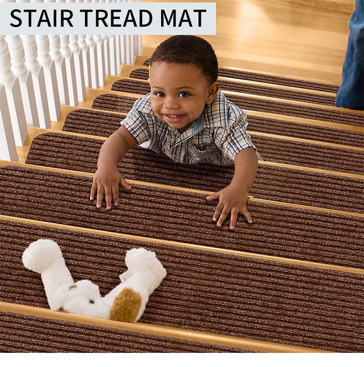 

Противоскользящие самоклеящиеся коврики для ступеней – Ковровые напольные коврики без клея 20*76