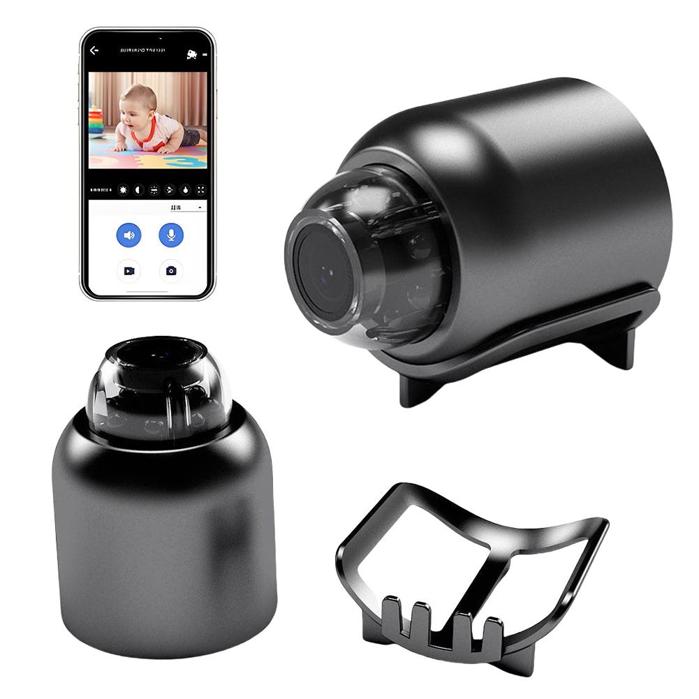 720P/1080P HD Mini IP Camera 140° Wide Angle Security Video Camera Portable Wireless Camcorder for Home Office Shop Warehouse