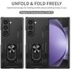 360 Ring Magnetic Ring Kickstand Lens Protection Armor Shockproof Full Body case for Samsung Galaxy Z Fold 7 6 5 / Z Fold 4 3 2