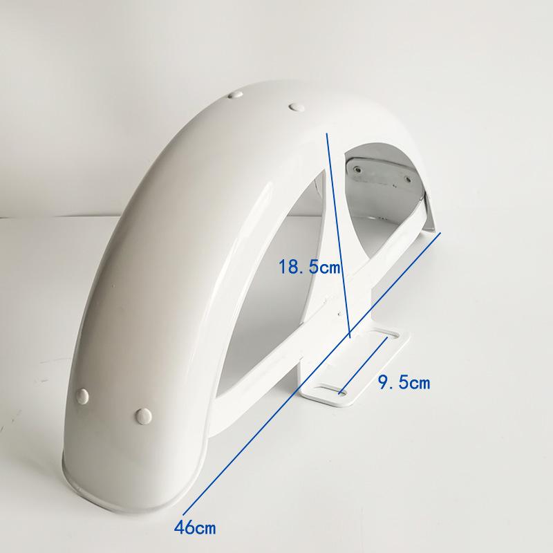 Пожилой Досуг Электрический Трехколесный Велосипед Заднее Железное Крыло Single Piece (Universal) белый