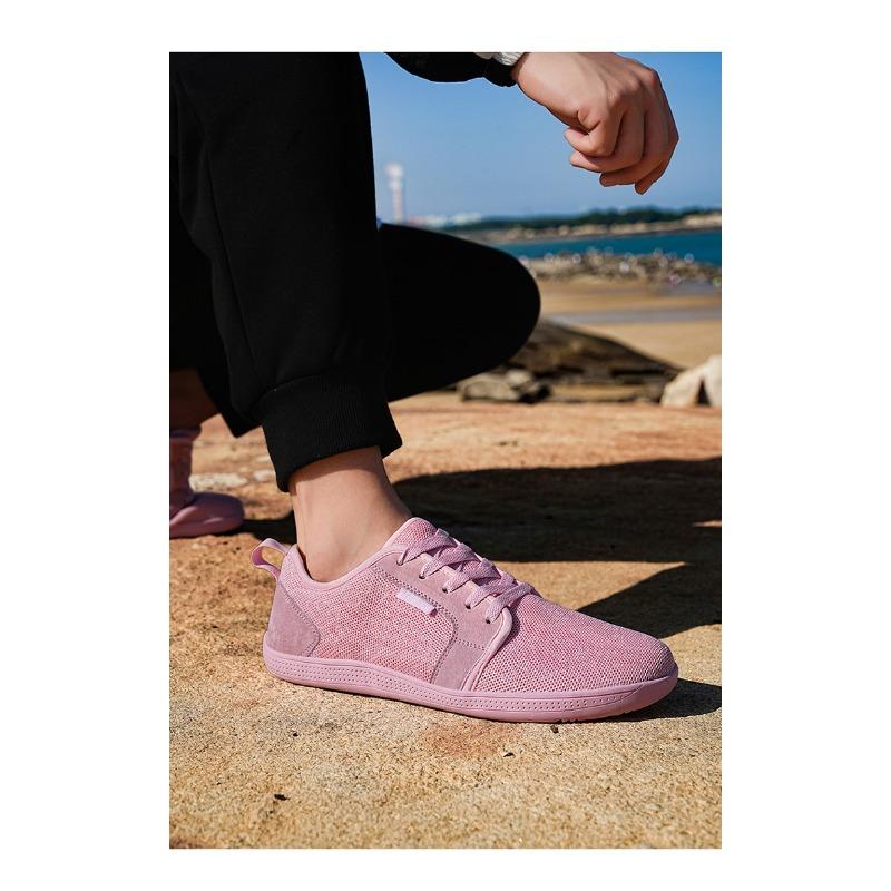 New Outdoor Men's Comfort and Women's Walking Shoes, Wide-toe Shoes, Breathable Soft-soled Couple's Flying Woven Sports Shoes