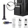cablecc 20Gbps USB Front Panel Header IDC to Female Extension Cable with Panel Mount Screws 3.2 20-Pin Type-E USB-C Type-C