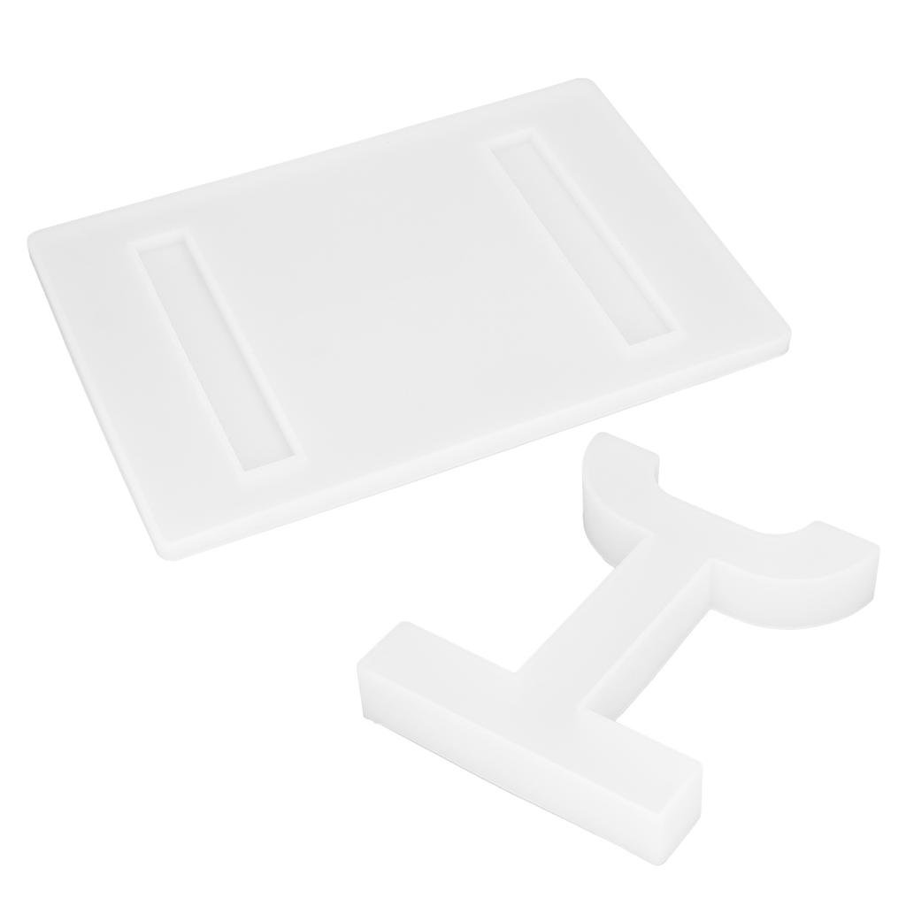DIY Crystal Epoxy Mold Resin Computer Table Desk Rack Craft Silicone Mold Home Office Decor