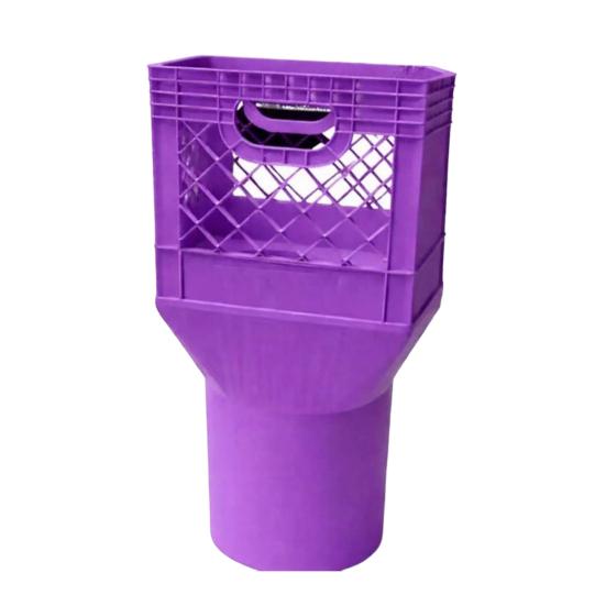 Square Cup Holder Expander for Car, Milk Crate Cup Holder, Anti-Slip Large Drink Stabilizer, Universal Vehicle Spill Proof Organizer for Truck SUV