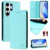 Suitable for Samsung S25/24 phone case, RFID anti-theft, card slot, strong magnetic attraction, flip cover leather case