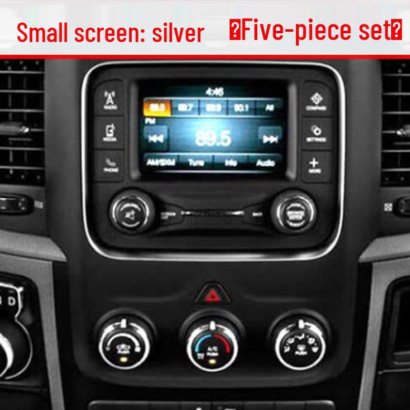 19-22 Dodge Ram Audio & AC Knob Decorative Ring