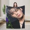 Cha EunWoo Flanelldecke Weiche Überwurfdecke für Sofa Bett Camping Lustige Tagesdecke Sofa Bettbezug