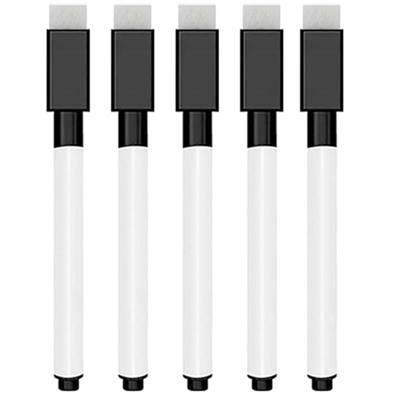 Whiteboard Marker Stift Schwarz Trocken abwischbar Kappen 2 in 1 Marker Whiteboard Schreib Zeichen Stifte für Schule Bürobedarf Schreibwaren