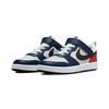 Nike Court Borough Low 2 PS White Midnight Navy Black Red DO7447-101