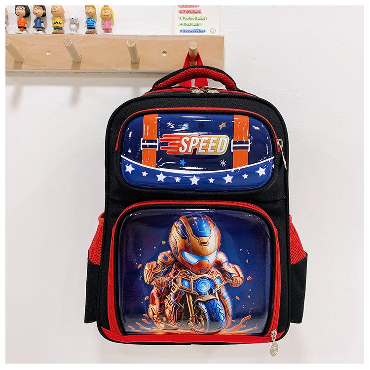 School BagsNew primary school first, second and third grades cute cartoon backpack mermaid dinosaur hard shell bag