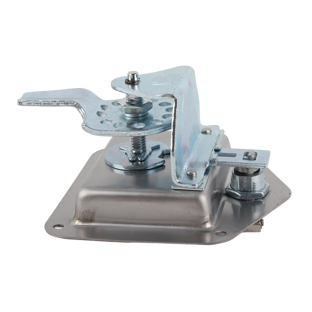 Polished Stainless Steel Toolbox Lock T Handle Latch Foldable Trailer Door Latch for Truck RV Camper