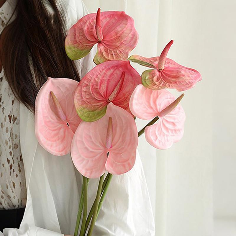Artificial Flower For Decoration Fake Plants Ornament Decorative Leaf Room Decor Room Accessories Wedding Party Accessories