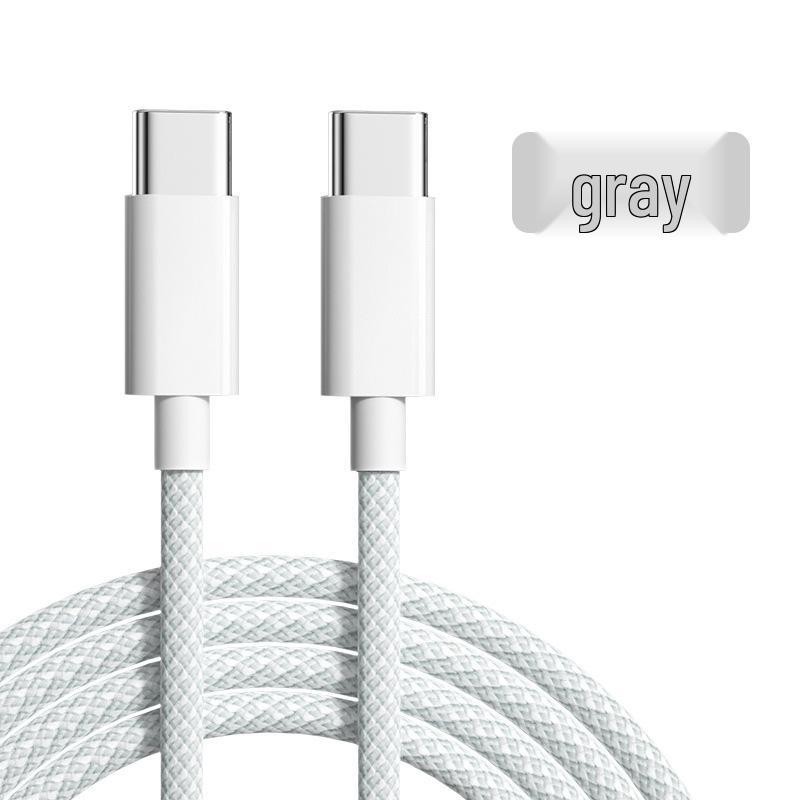 

Double Type-C Braided PD60W Fast Charging Cable for Huawei Phones and Honor Tablets 0.3M