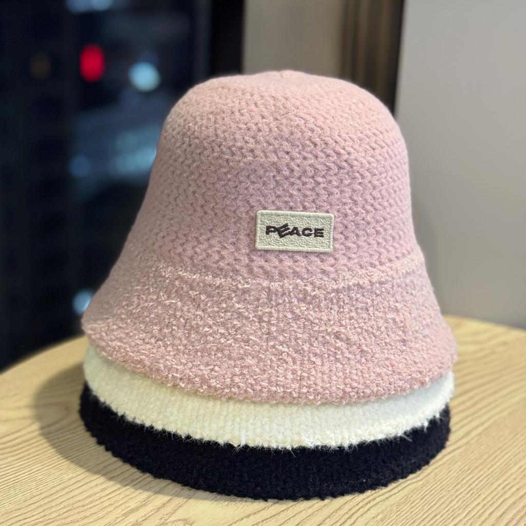 New Large-head Circumference Fisherman Hat for Women, Makes the Face Look Smaller, Plush and Thickened for Autumn and Winter, Warm and Windproof,