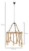 Ceiling Lamp Rope Circle Cm Ø 64X90
