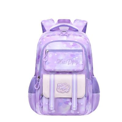 Children's Girl Schoolbag, Primary School Student Backpack, Large Capacity, Reduced Load, Water-repellent, Lightweight and Cute