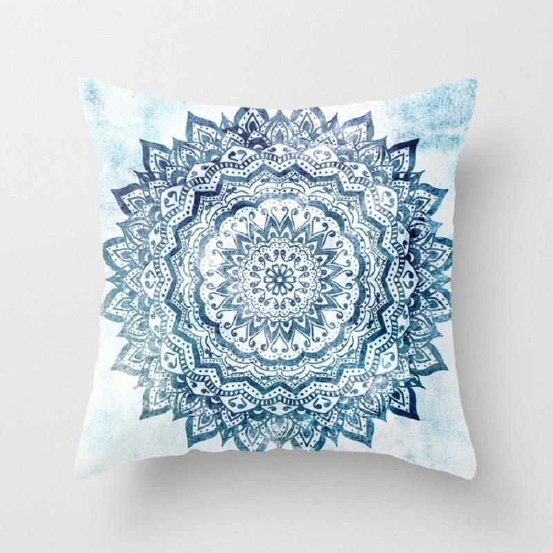 Geometric Cushion Cover Sofa Throw Pillow  Home Decoration Boho Mandala Flower