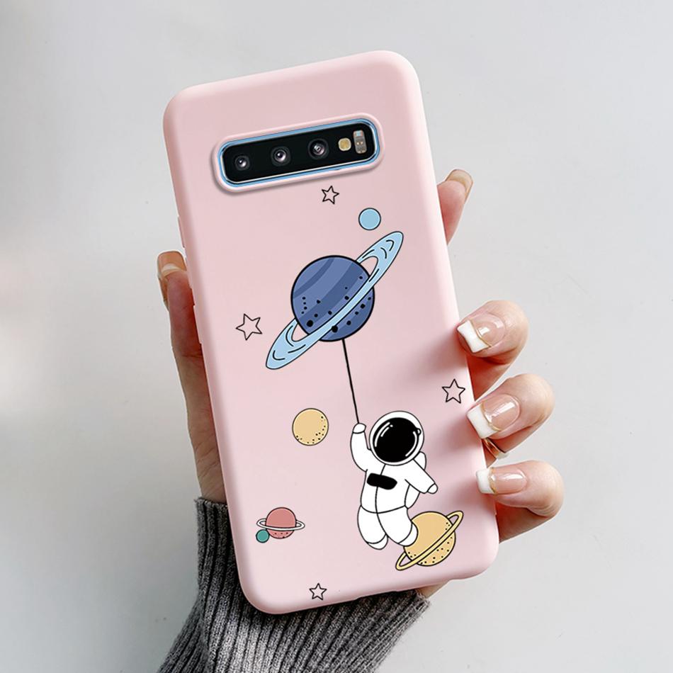 Für Samsung Galaxy S10 Plus Hülle SM-G975F Astronaut Handyhülle Für Samsung S10 S10E SM-G973F SM-G970F S 10 S10Plus S10e Bumper