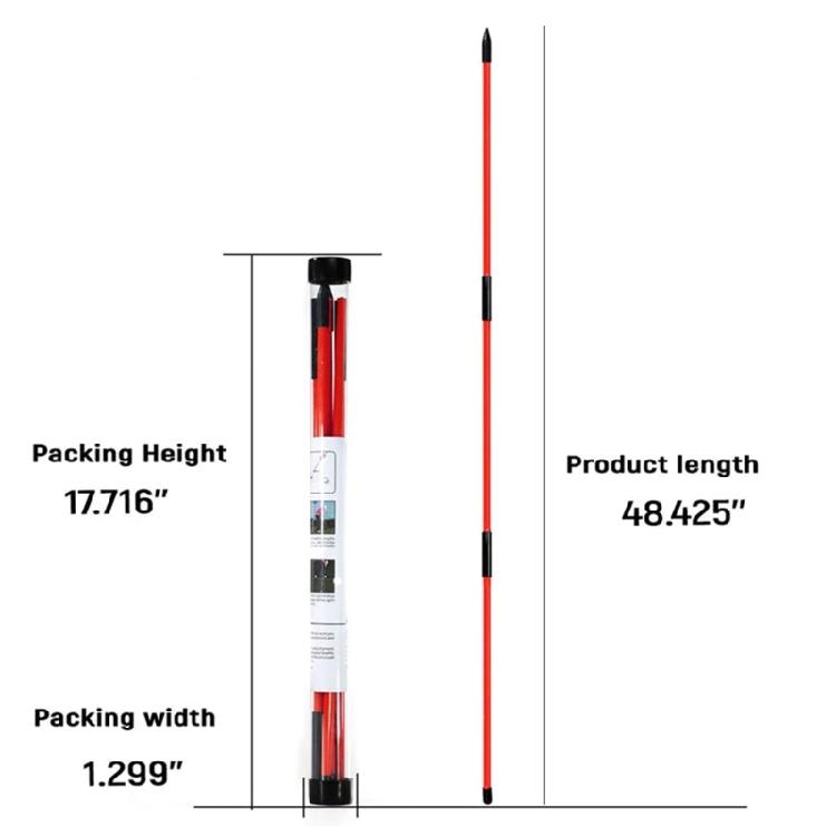 Golf Practice Rod Swing Trainer 2 Pack Foldabe Postures Corrector with Tube Case