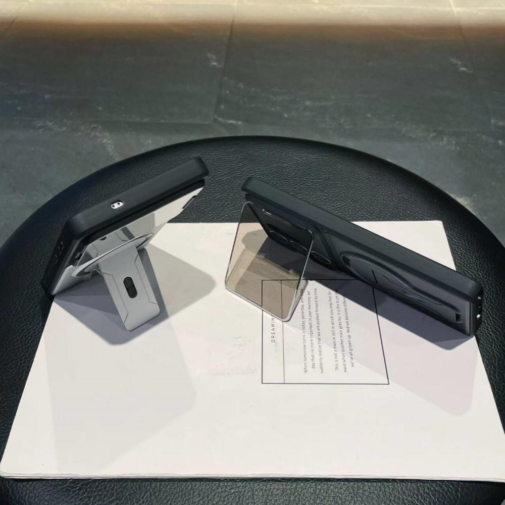 Full Lens Protection Fold Stand Magnetic Phone Case For Samsung Galaxy S26 S25 S24 S23 Ultra A57 A56 A37 A36 For Magsafe Cover