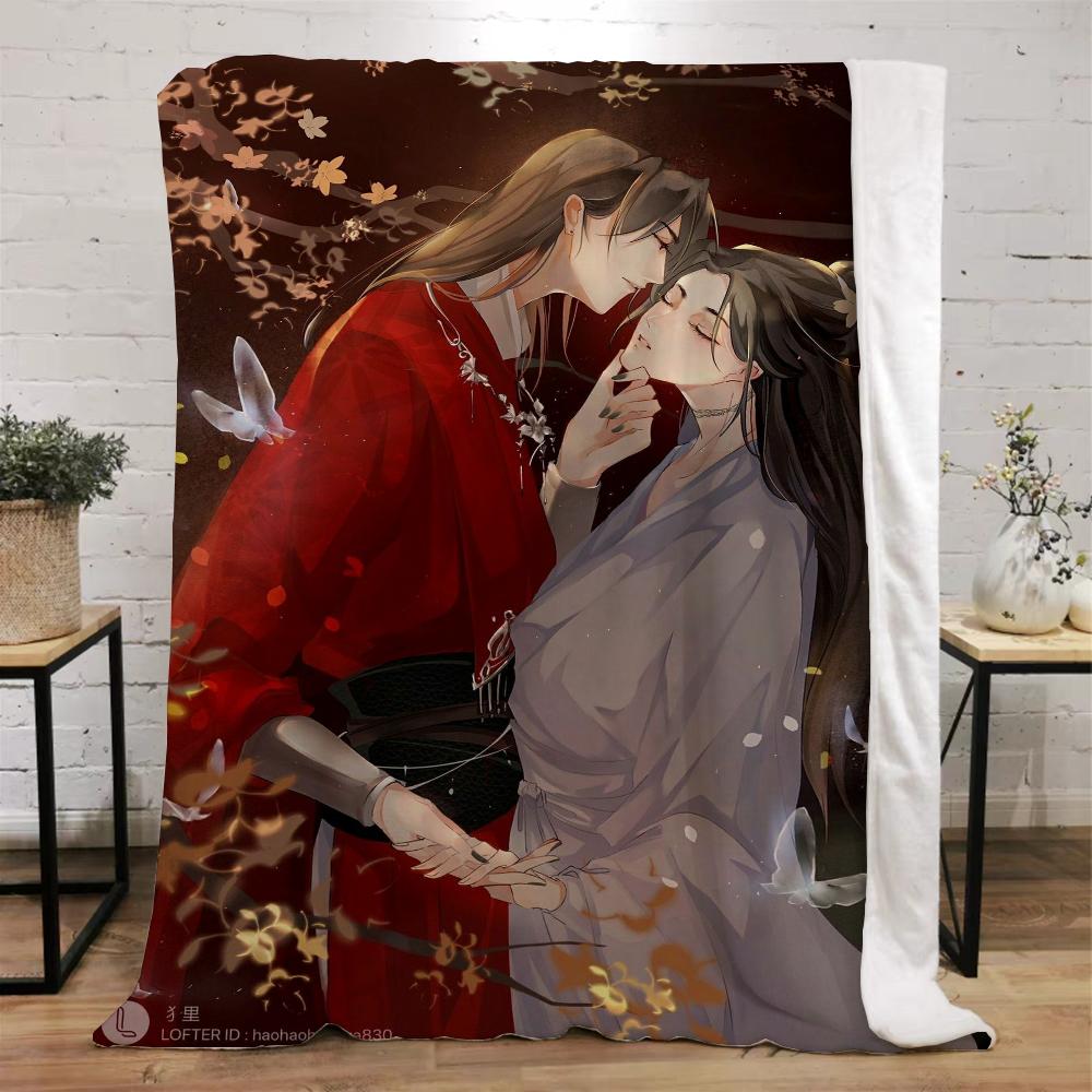 Heaven Official’s Blessing Kinderdecke Bett Innenraum für Zuhause Luxus Decken & Überwürfe Flauschiger Plaid Strandtuch Überwurf Knie Weich