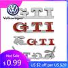 2026 Hot For Volkswagen VW Car Front Grille Badge Emblem Sticker for Volkswagen Rabbit GTI Logo Polo Golf Passat B6 Scirocco Jet