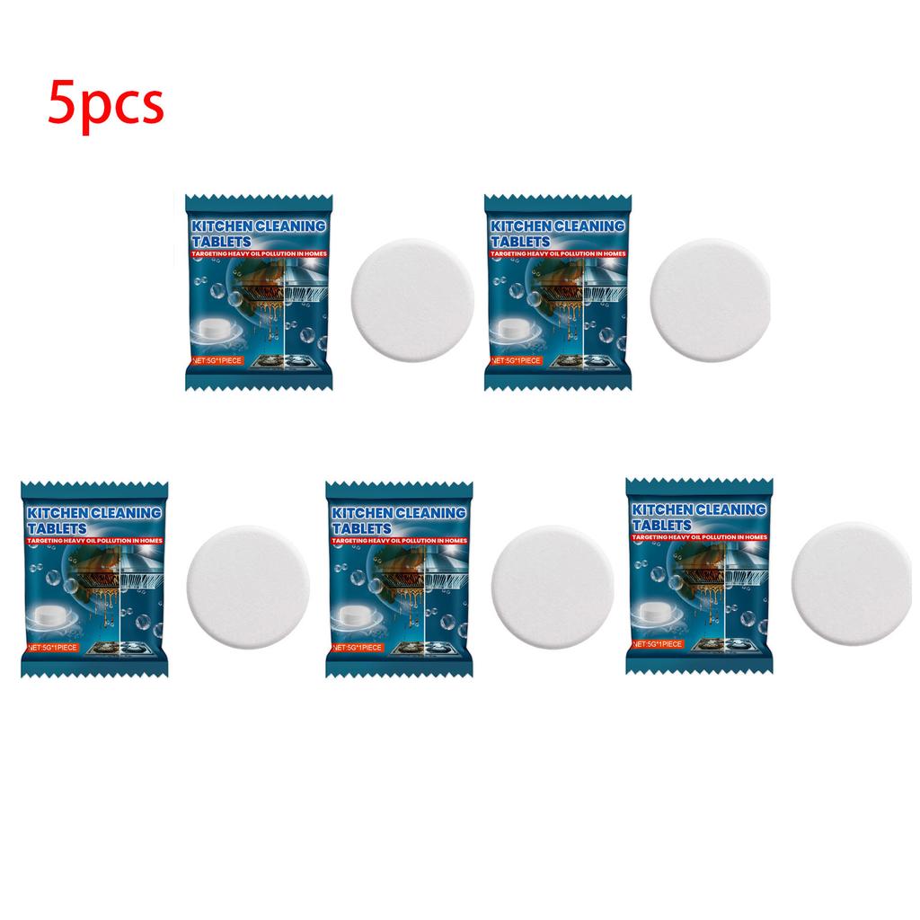 1/5/10PcsKitchen Cleaning Effervescent Tablets Kitchen Range Hood Stove Heavy Oil Removal Oil Dirt Cleaning Effervescent Tablets