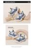 Spring Kids' Breathable Mesh Velcro Light-Up Shoes for Boys & Girls
