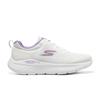 Skechers Go Run Lite Lightweight Cushioning Support Running Shoes Women Sneaker White Purple 129425-WPR