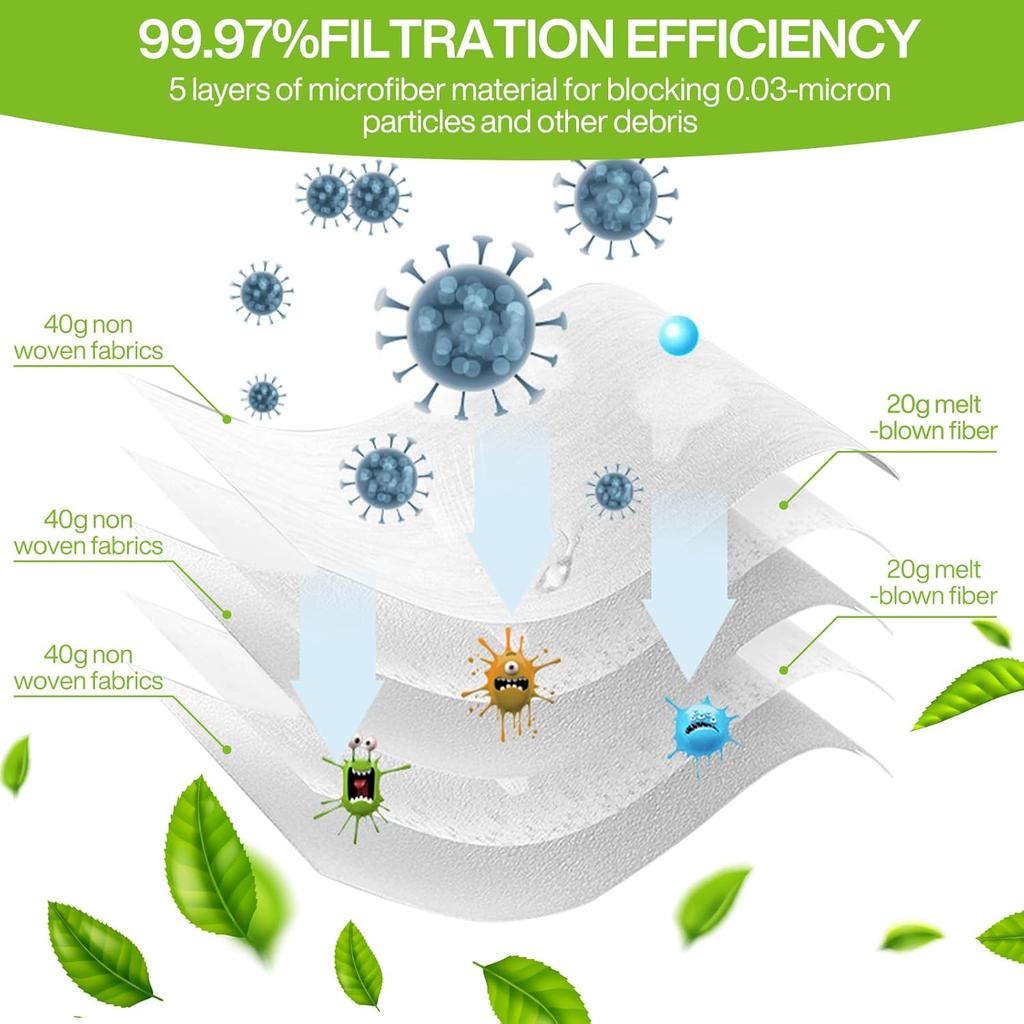 Für Tefal X-Plorer Serie 75 S+ RG8597W Roboterstaubsauger Haupt- Seitenbürste Hepa-Filter Mopptuch Staubbeutel Zubehör