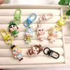 Cute Crying Baby Girl Cure Keychain Mobile Phone Pendant Girl Soft Cute Backpack Jewelry Girlfriend Couple Gift