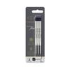 Parker Quinkflow Ballpoint Pen Ink Medium Refill, Nib, Black, 3-Pack
