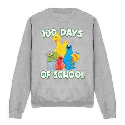 Sesame Street Unisex Adult 100 Days Of School Sweatshirt