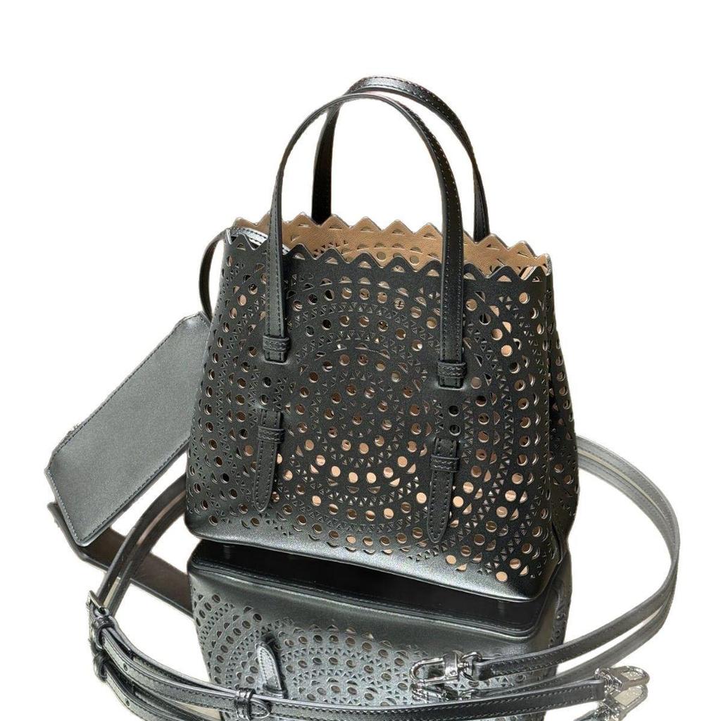 Trendy Carved Calfskin Handbag with Long Crossbody Strap