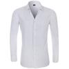 Men’s Plus Size Classic Long Sleeve Solid Dress Shirt
