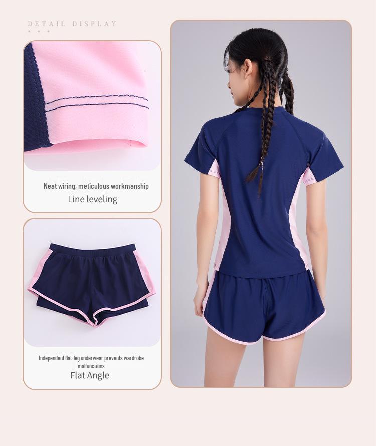 2025 New Style Girls' Split Swimsuit for Teens and Children