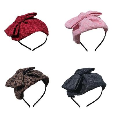 Stilvolle Schleifen Haaraccessoire für Damen Elegante Schleifenknoten Stirnbänder Fascinators Hut Kopfschmuck für Partys und Abendbankett