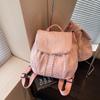 Schoolbag Leisure Travel Backpack Women's 1011 New Fashion Commuter Large Capacity School Bag College Student Light Handbag