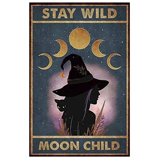 In A World Full of Princesses Be A Witch  Happy Halloween Metal Tin Sign for Indoor  Outdoor Home Bar Coffee Wall Decor  Hall