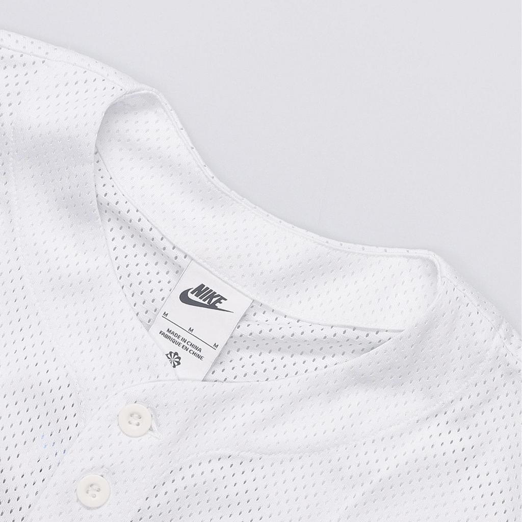 Nike Solid Pattern Comfortable Short Sleeve Knit Shirt Unisex Tops White FN2149-121