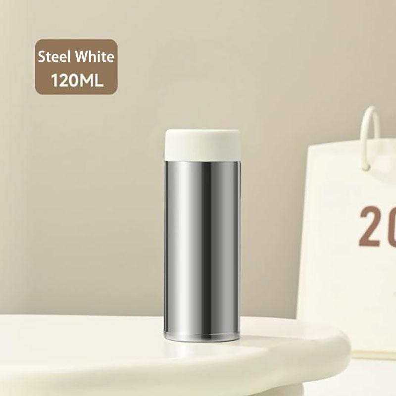

1Pc Mini Protable Thickened Stainless Steel Vacuum Thermos Cup Thermal Insulation Pocket Cup 120/150/180ml Small Water Bottle 316 Stainless Steel