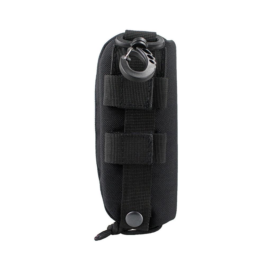 Brillenetui mit Karabiner Doppelreißverschluss Halbstarres Brillenetui