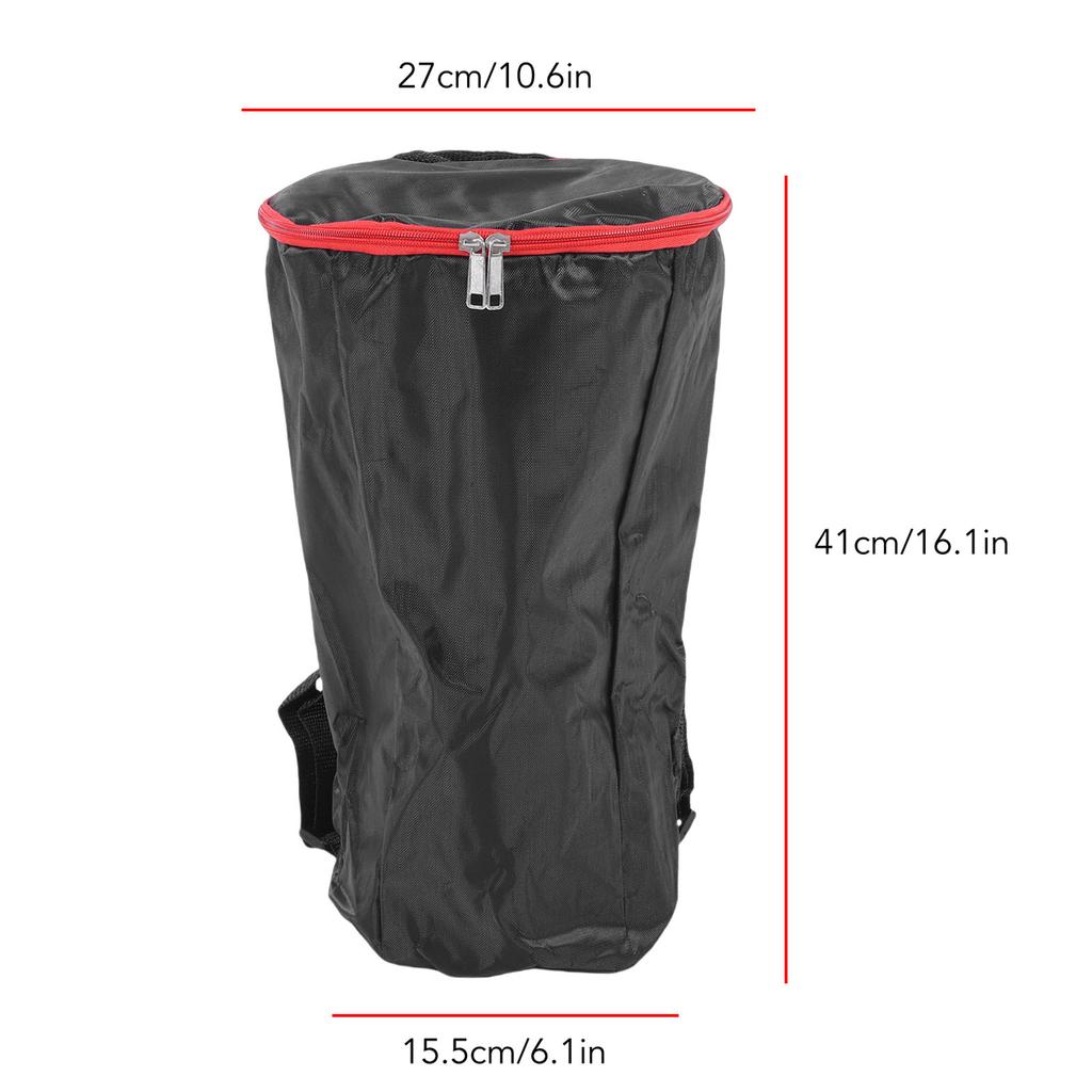 Drum Bag Lightweight Water Proof Oxford Fabric Hand Carry Shoulder Backpack with Adjustable Strap for 8 Inch African Drums