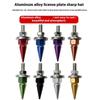 Aluminum License Plate Screws Secure Mounting Rustproof Fasteners For Auto Motorcycle License Plates