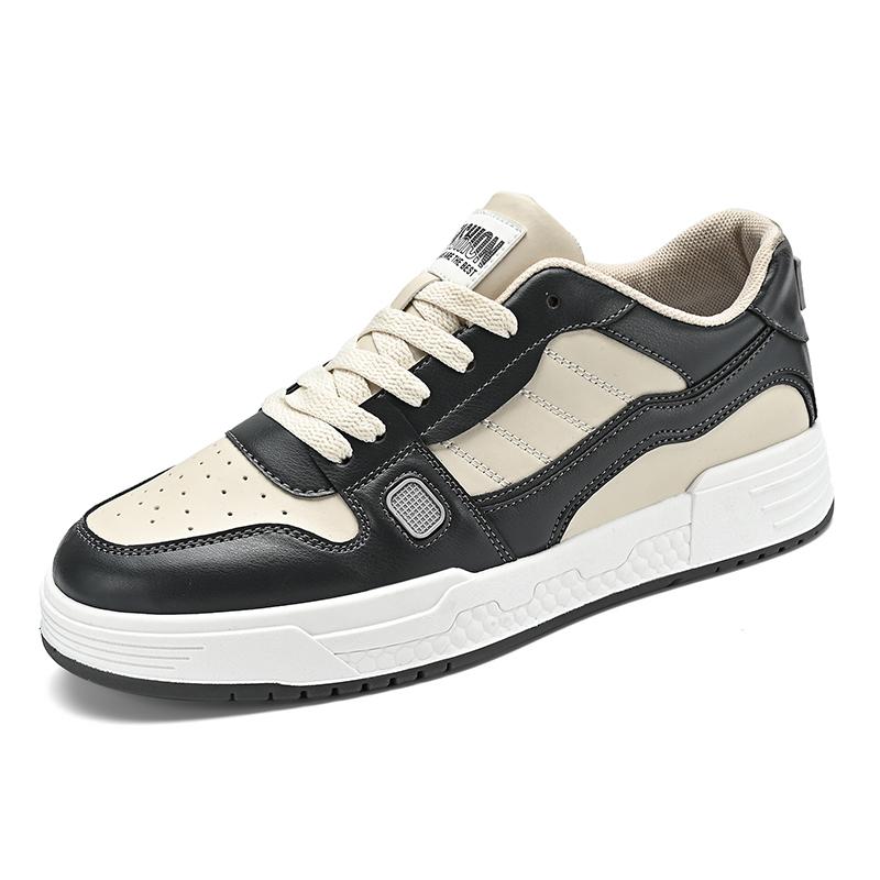 

39-44 Student Shoes for Boy Casual Board Shoes for Men s Sneakers Luxus Designer Tênis Masculino Platform Non-slip Free Shipping 39 бежевый