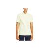 Breathable Short Sleeve Polo Shirt Men Tops Yellow A2EGR-322