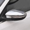ABS Chrome For JETTA MK6 2015 2016 2017 2018 Car Rearview Mirror Block Rain Eyebrow Cover Trim Car Styling Accessories 2pcs