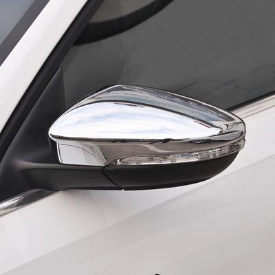 ABS Chrome Pro JETTA MK6 2015 2016 2017 2018 Blok zpětného zrcátka do auta déšť obočí Cover Trim Car Styling Accessories 2ks