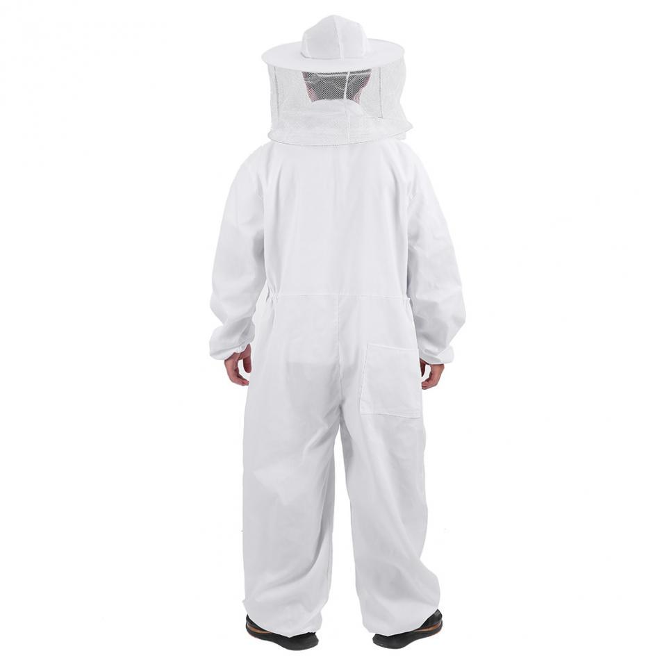 Full Body Polyester Beekeeping Coverall Suit Cotton Anti Sting Bee Keeping XXL